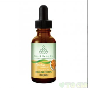 HOPP AND HEMP CO - CBD PET TINCTURE - FULL SPECTRUM CHICKEN FLAVOR- 300MG