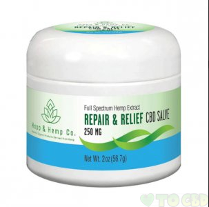 HOPP AND HEMP CO - CBD TOPICAL - REPAIR RELIEF SALVE - 250MG