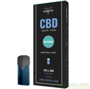IGNITE CBD - CBD POD - MENTHOL LIGHT - 150MG