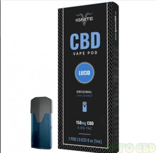IGNITE CBD - CBD POD - ORIGINAL UNFLAVORED - 150MG