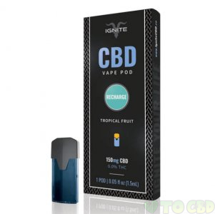 IGNITE CBD - CBD POD - TROPICAL FRUIT POD - 150MG