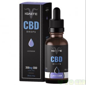 IGNITE CBD - CBD TINCTURE - LAVENDER DROPS - 350MG-1000MG