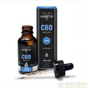 IGNITE CBD - CBD TINCTURE - UNFLAVORED DROPS - 350MG-1000MG