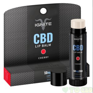 IGNITE CBD - CBD TOPICAL - CHERRY LIP BALM - 50MG