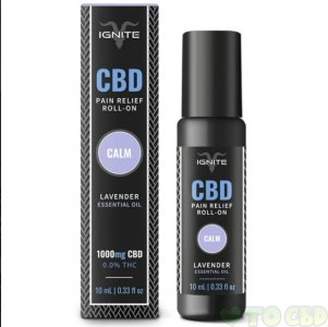 IGNITE CBD - CBD TOPICAL - ROLL-ON OIL LAVENDER - 1000MG