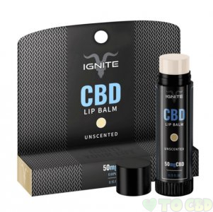 IGNITE CBD - CBD TOPICAL - UNSCENTED LIP BALM - 50MG