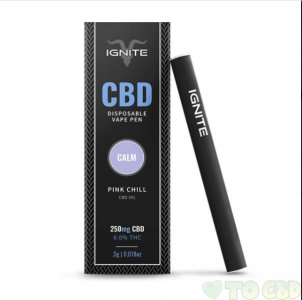 IGNITE CBD - CBD DISPOSABLE VAPE - PINK CHILL - 250MG