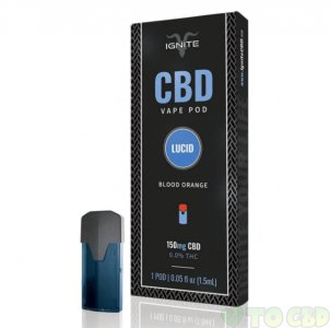 IGNITE CBD - CBD POD - BLOOD ORANGE POD - 150MG