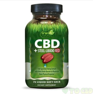 IRWIN NATURALS - CBD CAPSULES - CBD + STEEL LIBIDO RED - 30MG