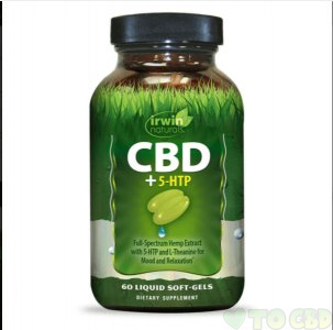 IRWIN NATURALS - CBD CAPSULES - CBD + 5-HTP - 15MG
