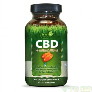 IRWIN NATURALS - CBD CAPSULES - CBD + ASHWAGANDHA - 30MG