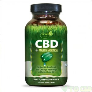 IRWIN NATURALS - CBD CAPSULES - CBD + MIGHTY MORINGA - 30MG