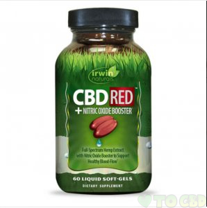 IRWIN NATURALS - CBD CAPSULES - CBD RED + NITRIC OXIDE BOOSTER - 30MG