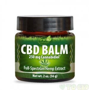 IRWIN NATURALS - CBD TOPICAL - FULL SPECTRUM BALM - 250MG-1000MG