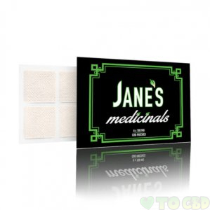 JANES MEDICINALS - CBD TOPICAL - PATCHES 6 COUNT - 100MG