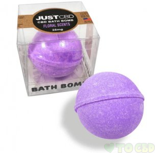 JUSTCBD - CBD BATH - FLORAL SCENTS BATH BOMB - 25MG