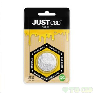 JUSTCBD - CBD CONCENTRATE - ISOLATE POWDER - 1 GRAM