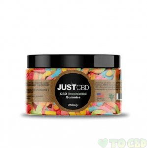 JUSTCBD - CBD EDIBLE - SOUR WORMS GUMMIES - 10MG