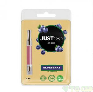 JUSTCBD - CBD CARTRIDGE - BLUEBERRY - 200MG