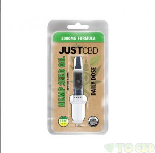 JUSTCBD - CBD CARTRIDGE - HEMP SEED OIL - 65MG