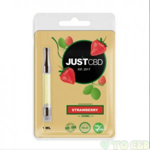 JUSTCBD - CBD CARTRIDGE - STRAWBERRY - 200MG