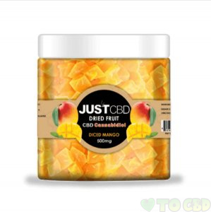 JUSTCBD - CBD EDIBLE - DRIED MANGO - 12MG