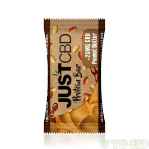 JUSTCBD - CBD EDIBLE - PEANUT BUTTER PROTEIN BAR - 25MG