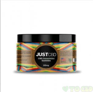 JUSTCBD - CBD EDIBLE - RAINBOW RIBBONS GUMMIES - 10MG