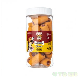 KANGAROO CBD - CBD PET EDIBLE - DOG TREATS CHEESE WRAPS - 150MG