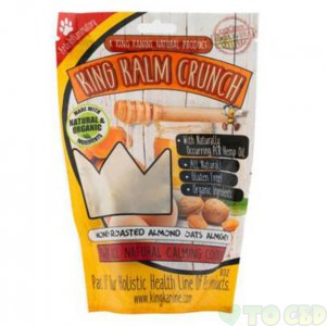 KING KALM - CBD PET EDIBLE - HONEY OATS CRUNCH - 120MG