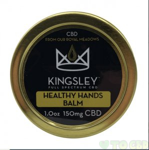 KINGSLEY - CBD TOPICAL - FULL SPECTRUM HEALTHY HANDS BALM - 150MG