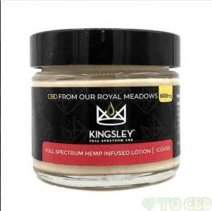 KINGSLEY - CBD TOPICAL - FULL SPECTRUM LOTION SCENTED - 600MG