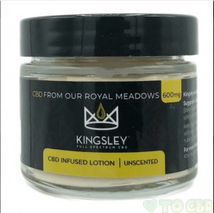 KINGSLEY - CBD TOPICAL - FULL SPECTRUM LOTION UNSCENTED - 600MG