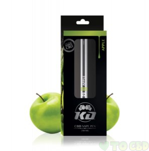 KNOCKOUT CBD - CBD DEVICE - DISPOSABLE PEN APPLE - 250MG