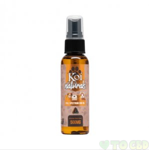 KOI CBD - CBD PET TOPICAL - NATURALS SPRAY - 500MG