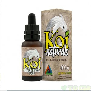 KOI CBD - CBD TINCTURE - KOI NATURALS LEMON LIME 30ML - 250MG-2000MG