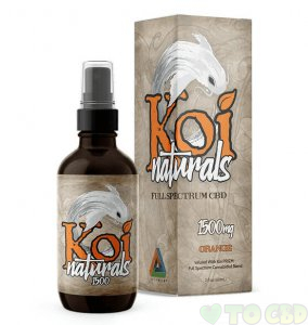 KOI CBD - CBD TINCTURE SPRAY - FULL SPECTRUM ORANGE - 1500MG-3000MG