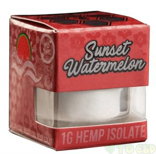 KRYPTED CBD - CBD CONCENTRATE - SUNSET WATERMELON ISOLATE POWDER - 1 GRAM