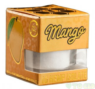 KRYPTED CBD - CBD CONCENTRATE - MANGO ISOLATE POWDER - 1 GRAM