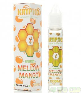 KRYPTED CBD - CBD VAPE JUICE - MELLOW MANGO - 250MG-1000MG