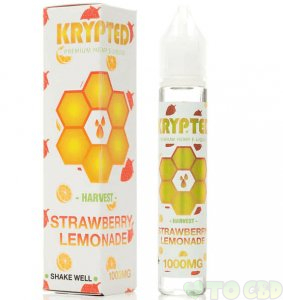 KRYPTED CBD - CBD VAPE JUICE - STRAWBERRY LEMONADE - 250MG-1000MG