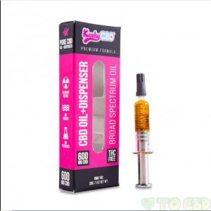 KUSHYCBD - CBD TINCTURE - FULL SPECTRUM OIL SYRINGE - 600MG