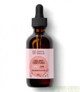 LAZARUS NATURALS - CBD PET TINCTURE - FULL SPECTRUM CALMING FORMULA SALMON FLAVOR - 600MG-2400MG