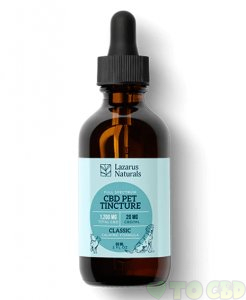 LAZARUS NATURALS - CBD PET TINCTURE - FULL SPECTRUM CLASSIC CALMING FORMULA - 600MG-2400MG
