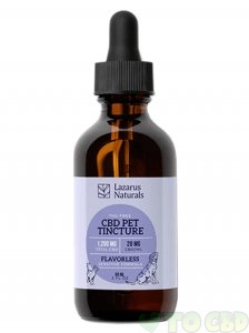 LAZARUS NATURALS - CBD PET TINCTURE - SENSITIVE FORMULA FLAVORLESS - 600MG-2400MG