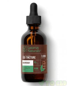 LAZARUS NATURALS - CBD TINCTURE - FULL SPECTRUM CHOCOLATE MINT - 3000MG-6000MG
