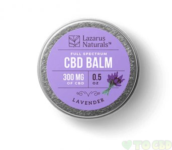 LAZARUS NATURALS - CBD TOPICAL - LAVENDER FULL SPECTRUM BALM - 300MG-1200MG