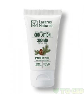 LAZARUS NATURALS - CBD TOPICAL - PACIFIC PINE LOTION 300MG-2000MG