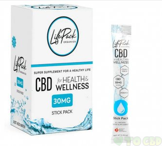 LIFE PACK ORGANICS - CBD DRINK - 30 DAY LIFE POWDER - 900MG