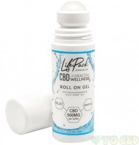 LIFE PACK ORGANICS - CBD TOPICAL - RELIEF ROLL-ON GEL - 500MG